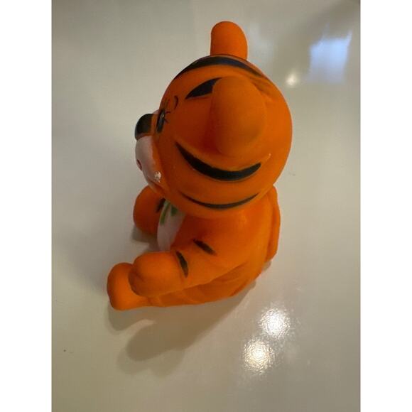 Vintage Stahlwood 1981 4 1/2” Tiger Squeak Toy Squeaker Works Squeaky Play Toy - Picture 2 of 7